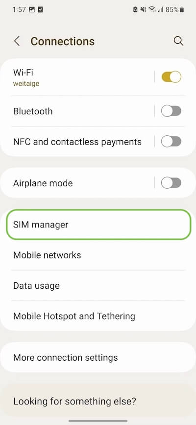 Samsung eSIM Step 3