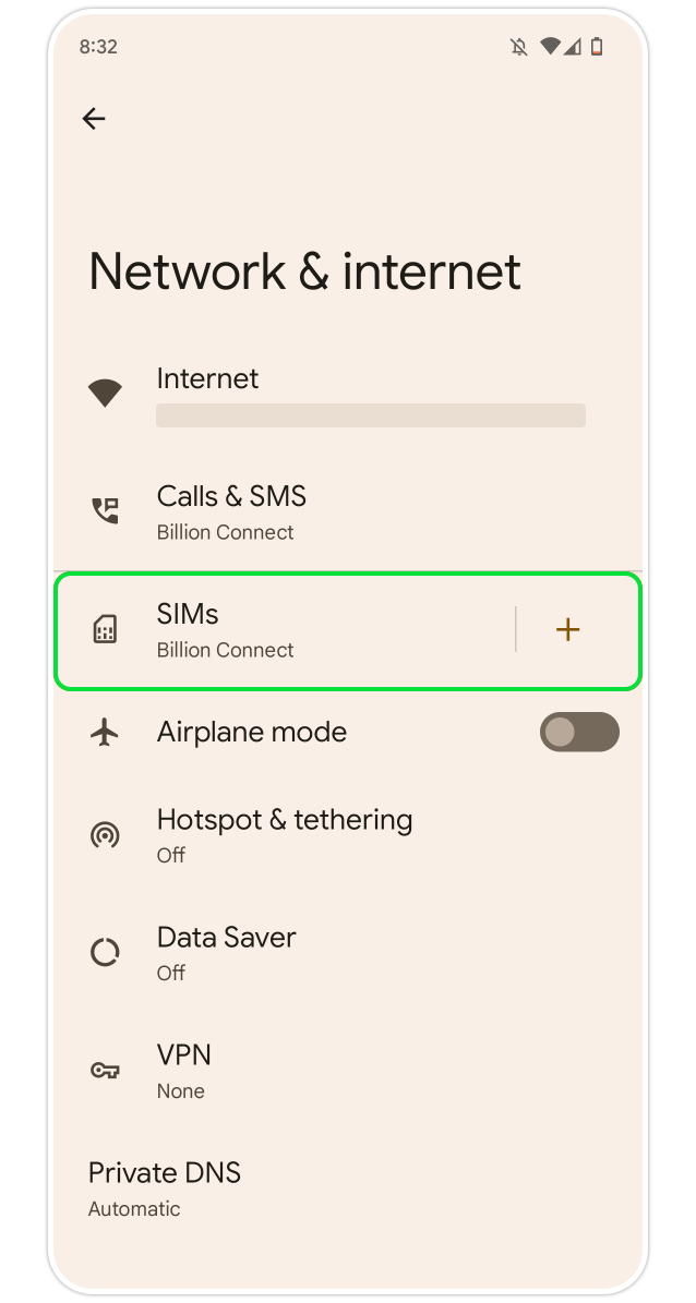 Google APN Step 2