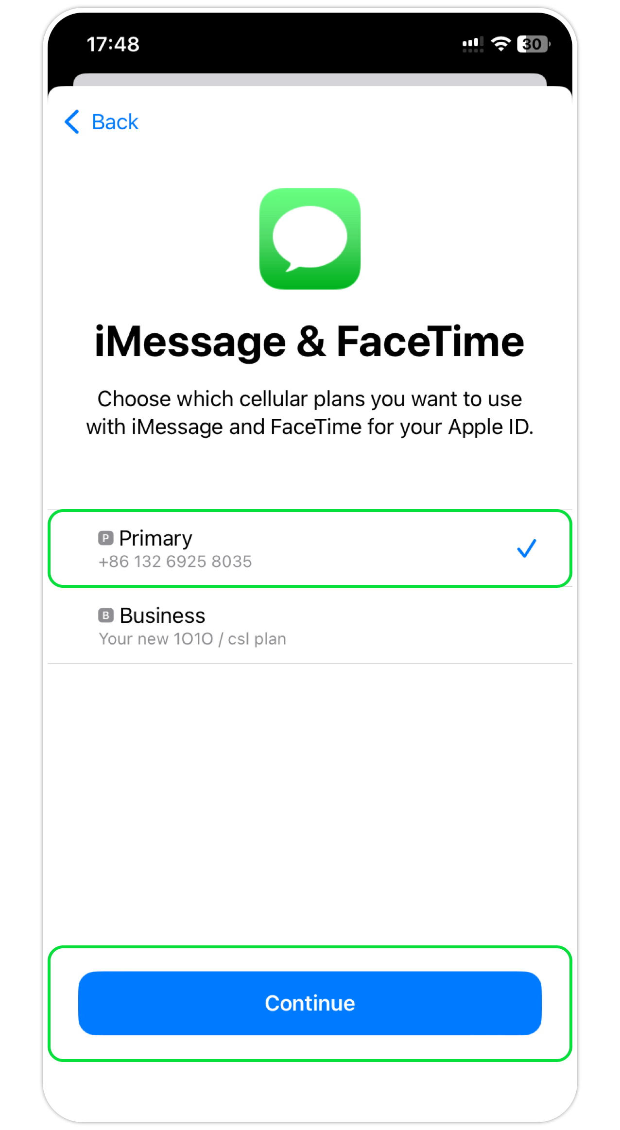 iOS eSIM Step 11