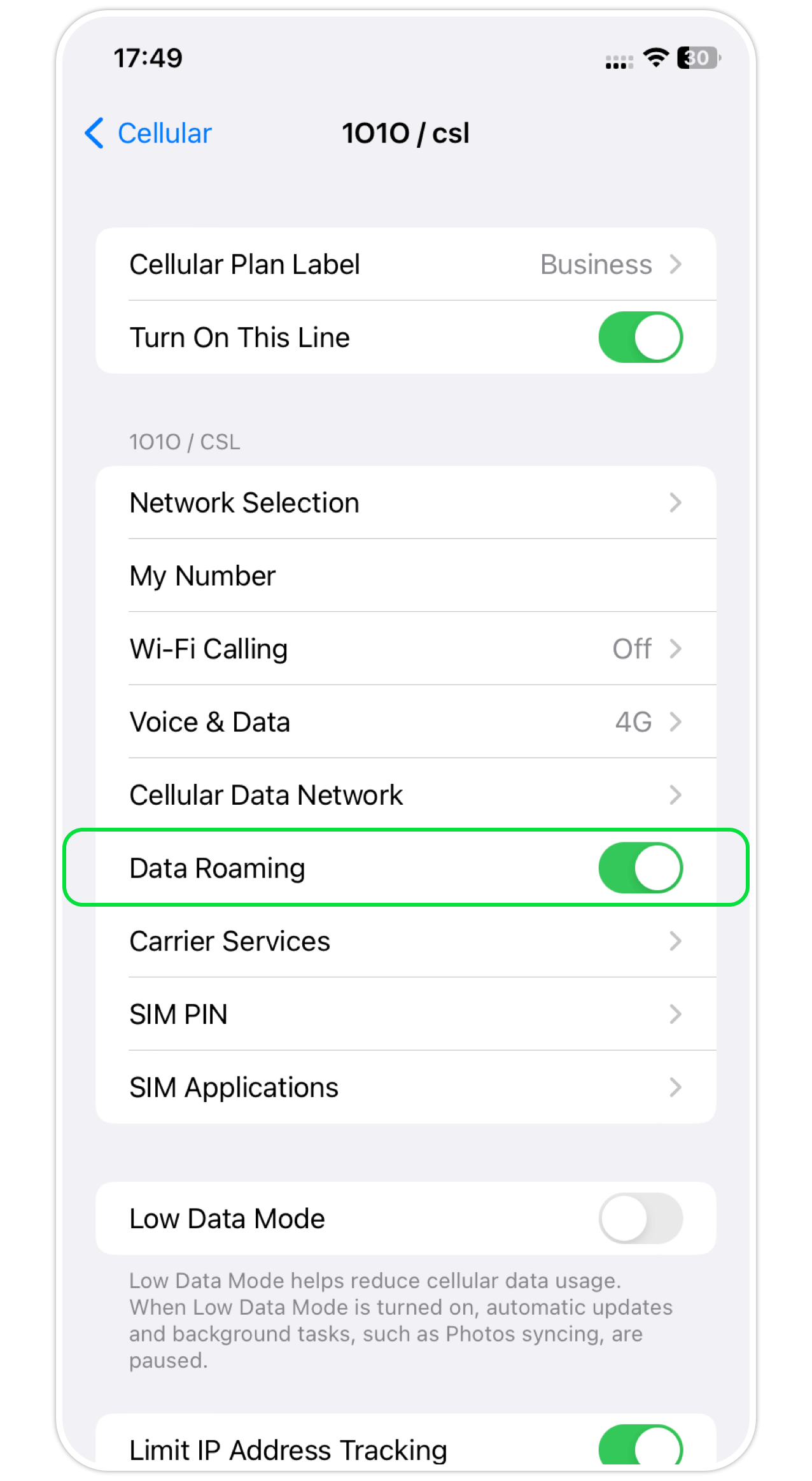 iOS eSIM Step 14