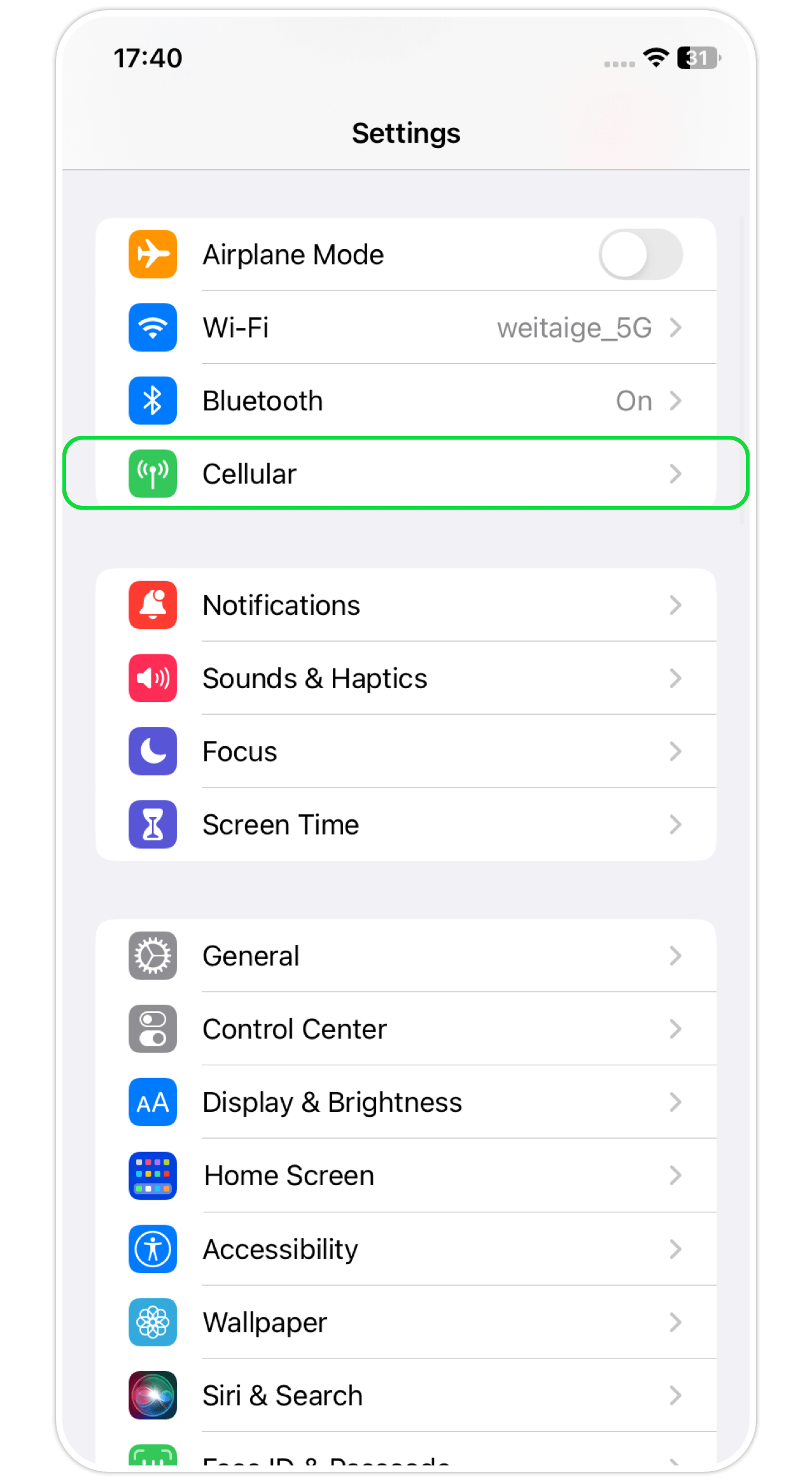 iOS eSIM Step 2
