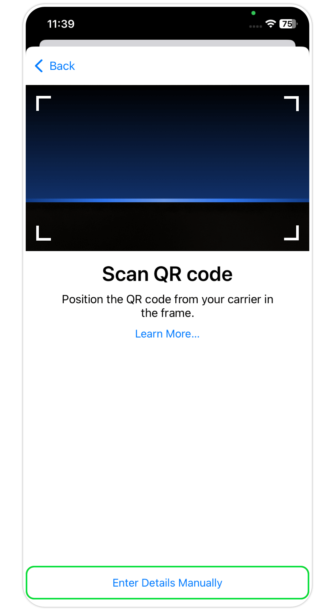iOS eSIM Step 5